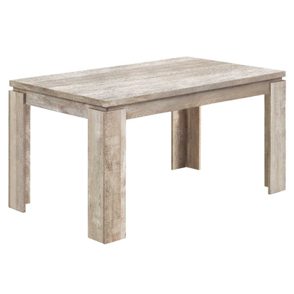 36" Taupe Dining Table