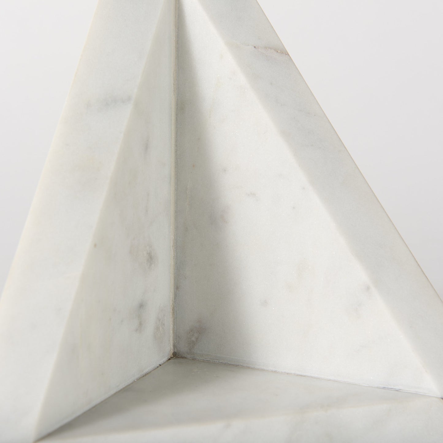 3D Modern Triangle Marble Bookends