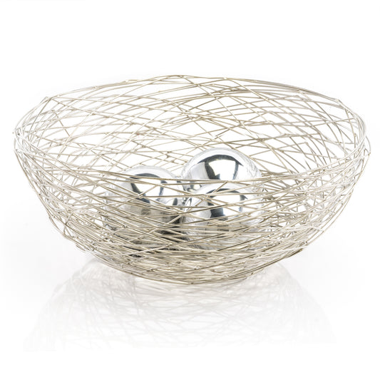 Abby Silver Wire Bowl