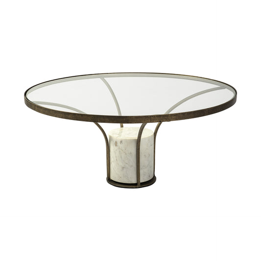 Milli Marble Pedestal Coffee Table