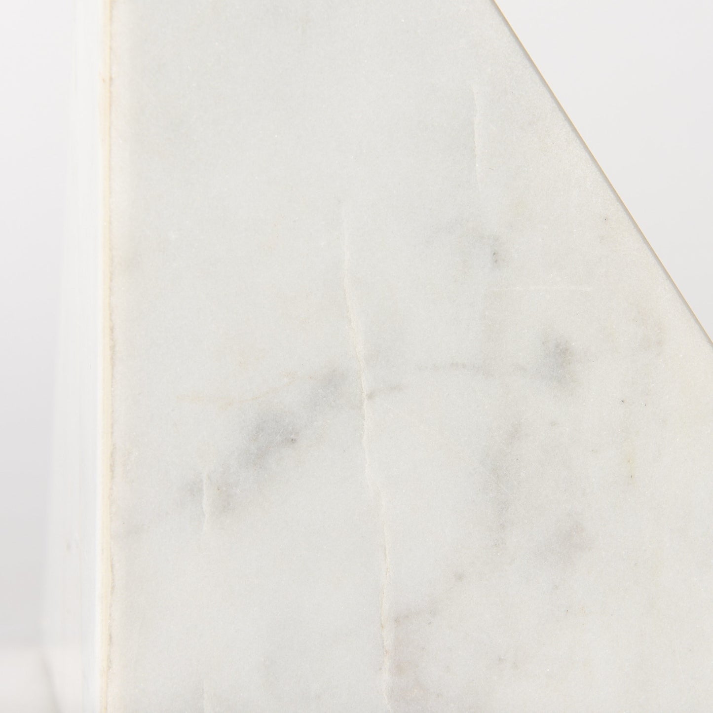 Triangle Marble Bookends