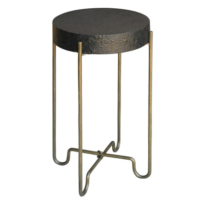 Black And Gold Side Table