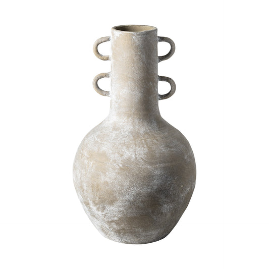 Oriel Rustic Double Handle Ceramic Vase